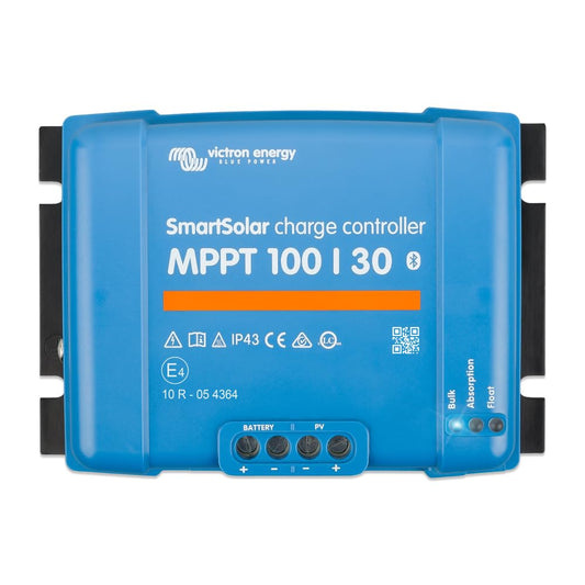 Victron Energy SmartSolar MPPT 100V 30 amp 12/24-Volt Solar Charge Controller (Bluetooth)