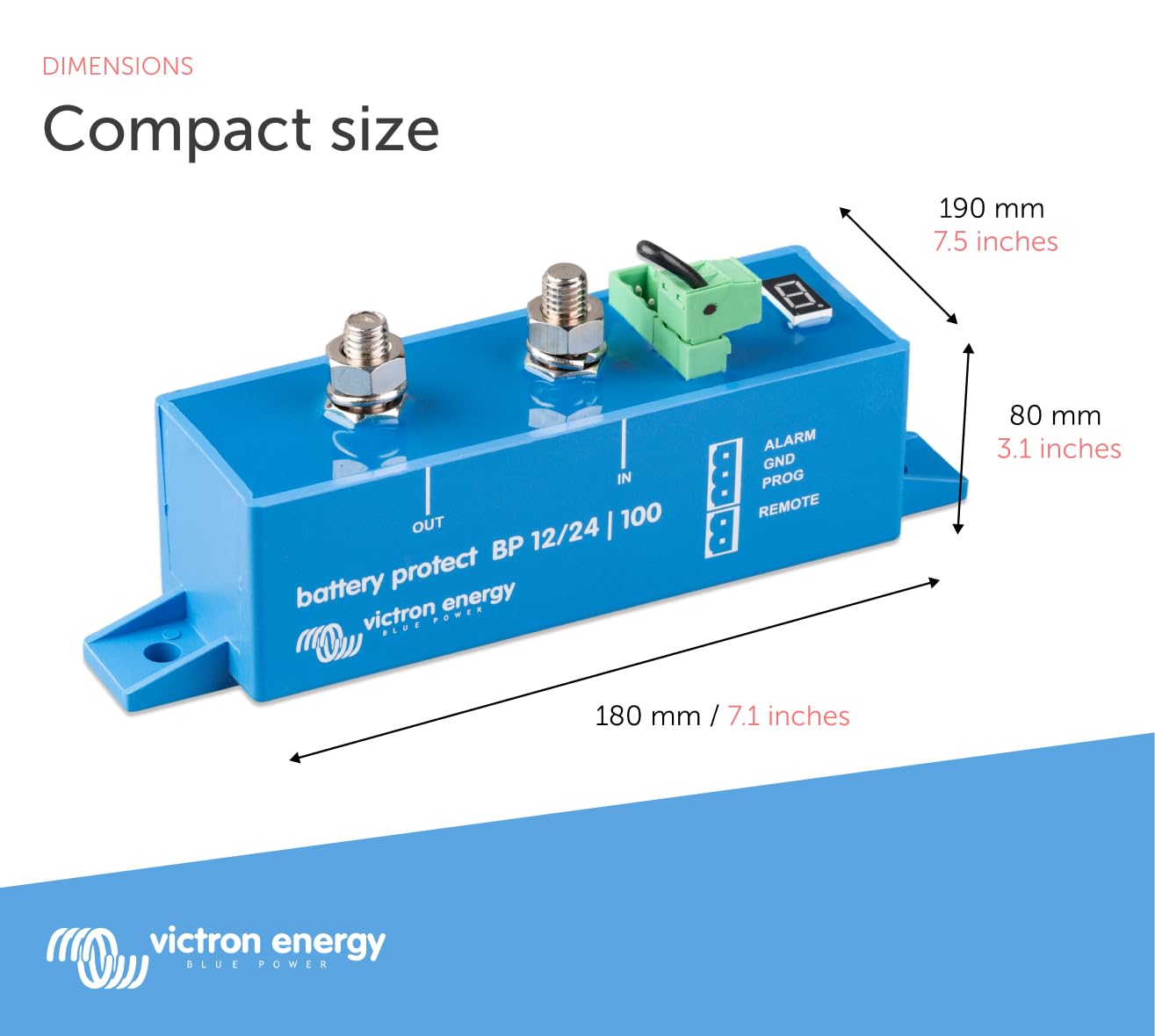 Victron Energy BatteryProtect 12/24-Volt 100 amp