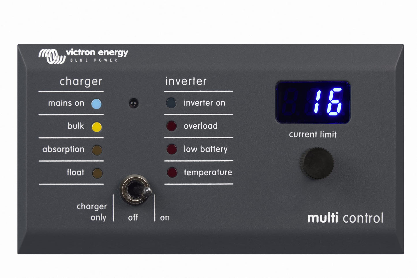 Victron Energy 200/200 Amp Digital Multi-Control Panel GX