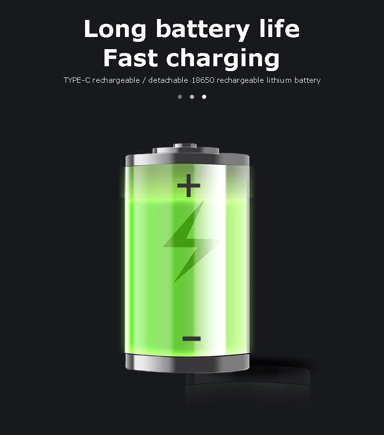 Lanterne, lampe de poche, SOS et lumière rouge - Banque de batteries