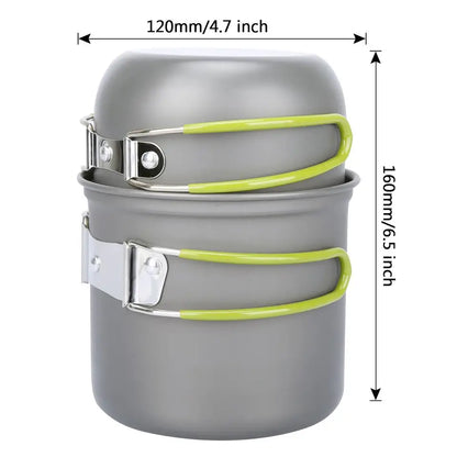 Gas Stove and Aluminum Pot Kit , Ultralight 375g / 0.8lbs