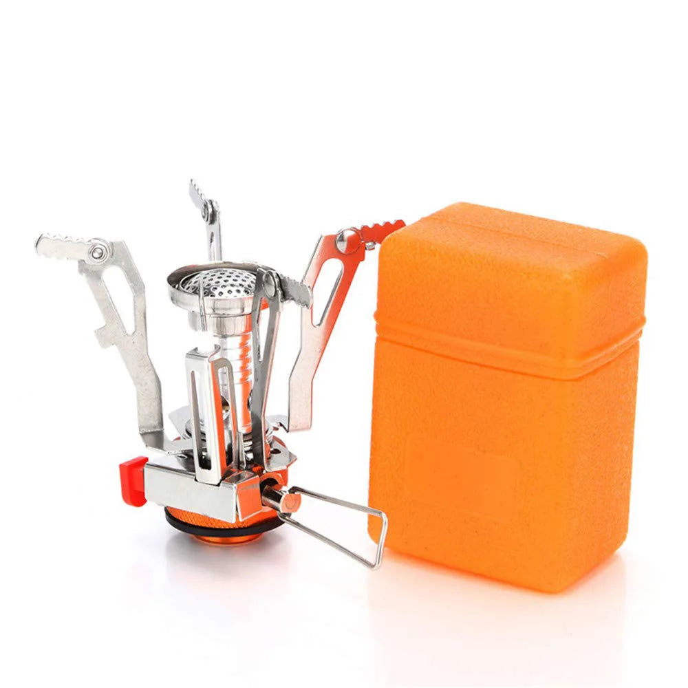 Kit cuisinière à gaz et casserole en aluminium, ultraléger 375g / 0,8lbs
