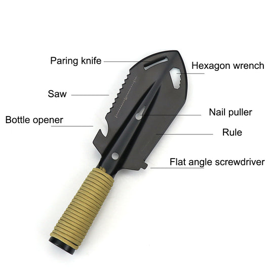 Tactical Shovel - Stainless Steel, Multi-Tool