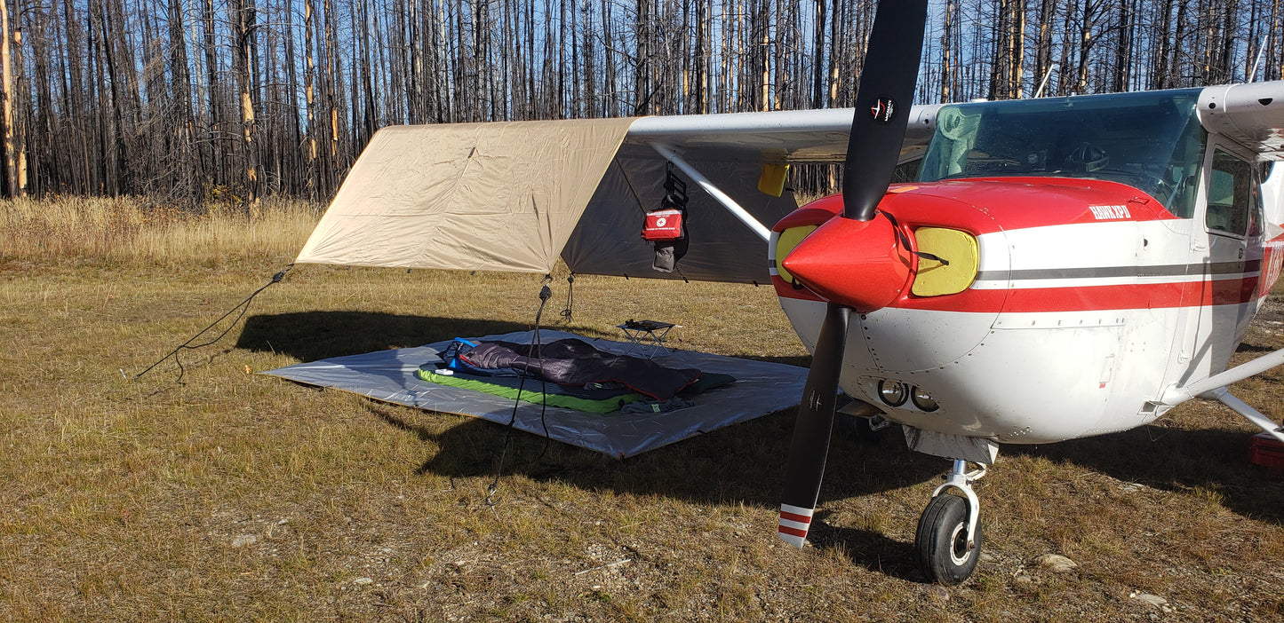 Premium Tarp, Canopy, 210D Ripstop Material, 16 Tiedowns, 9'x12'
