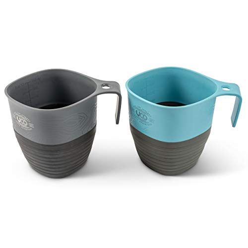 Tasse pliable UCO pour le camping, la randonnée et la randonnée, 12 onces (paquet de 2)