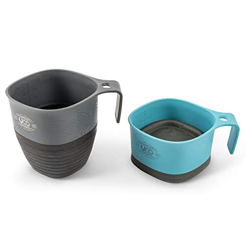 Tasse pliable UCO pour le camping, la randonnée et la randonnée, 12 onces (paquet de 2)