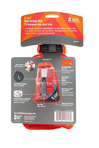 S.O.L. Survive Outdoors Longer Scout Survival Kit