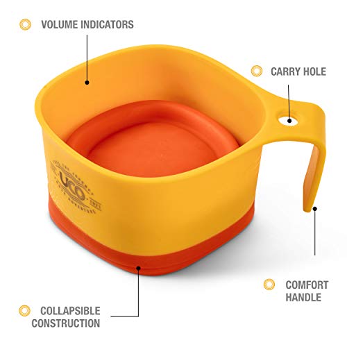 Tasse de camp pliable UCO pour le camping, la randonnée et la randonnée, 12 onces