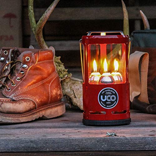 Lanterne à bougie de luxe UCO Candlelier (rouge)