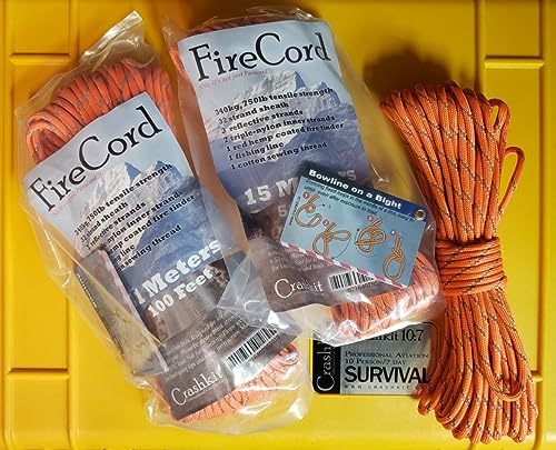 Crashkit Firecord, 100 pieds réfléchissants