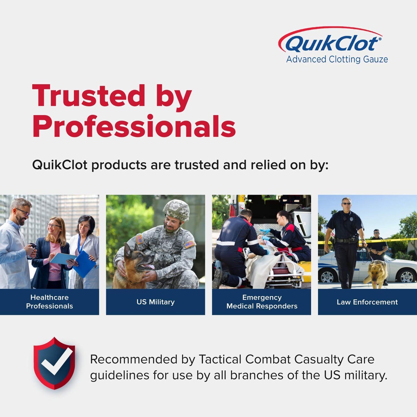 QuikClot Advanced Clotting Gauze - 3 x 24 in