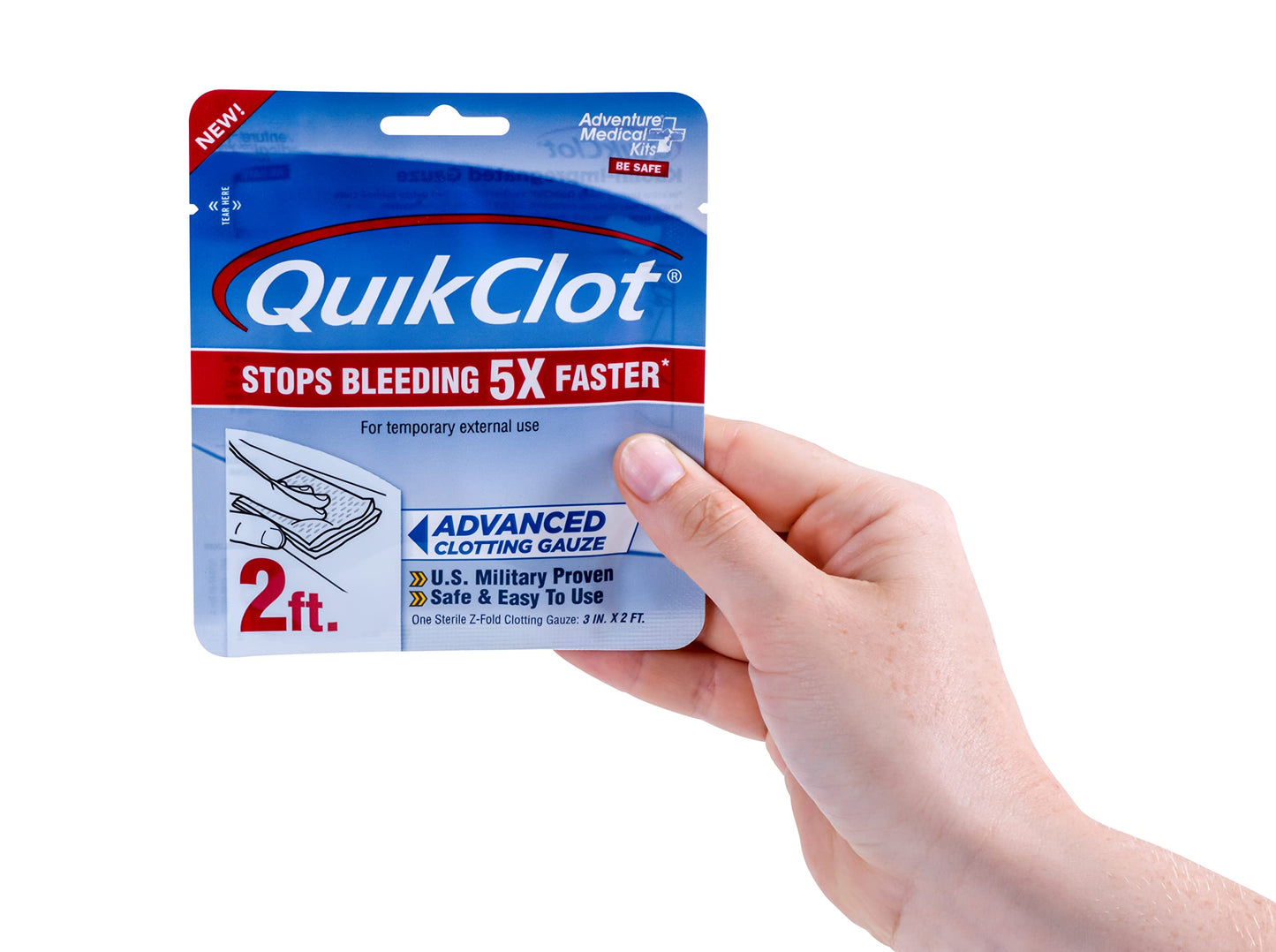 QuikClot Advanced Clotting Gauze - 3 x 24 in