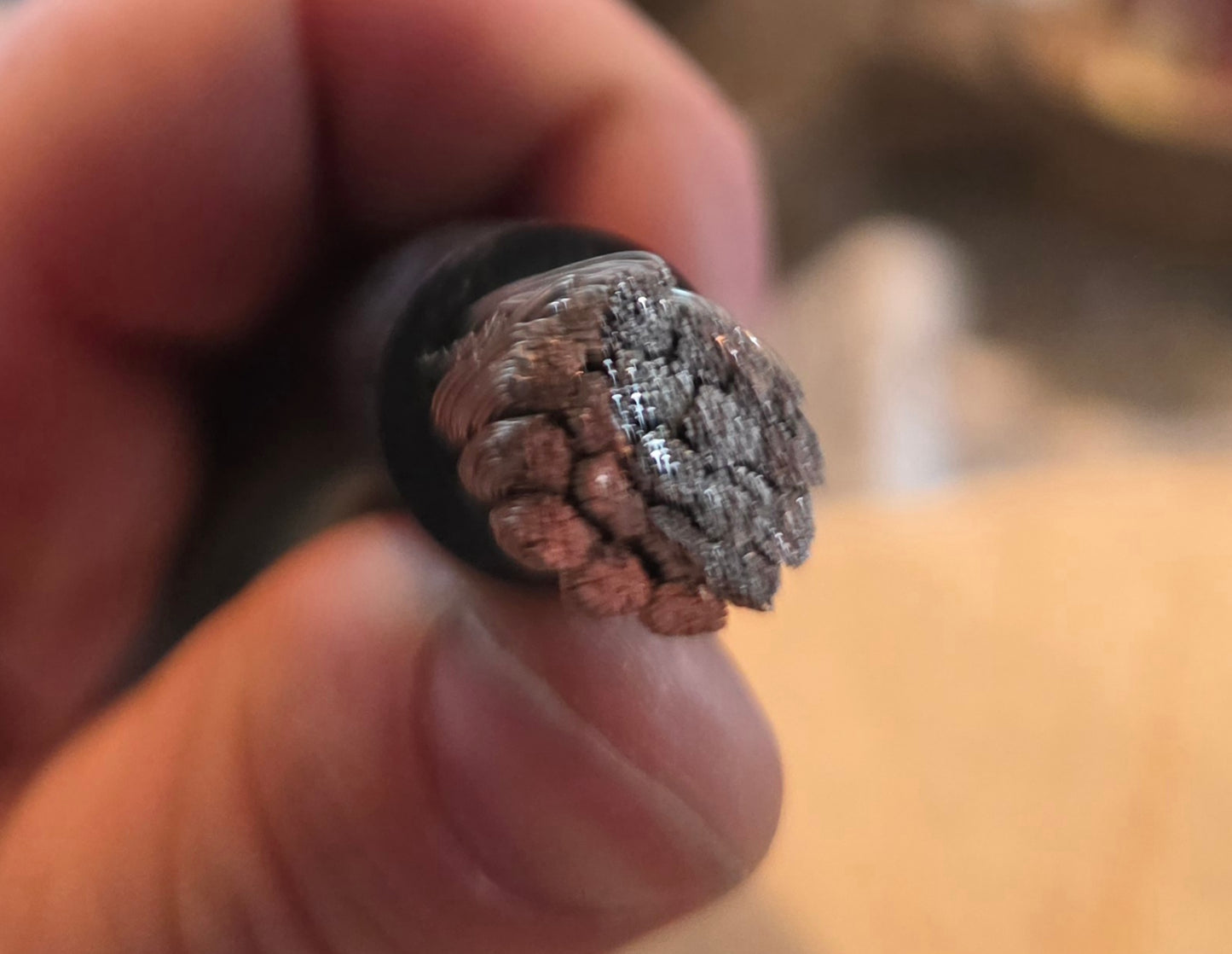 1 Meter of CSA & UL Certified Premium Tinned Copper Cable, 2/0 AWG (No Lugs)