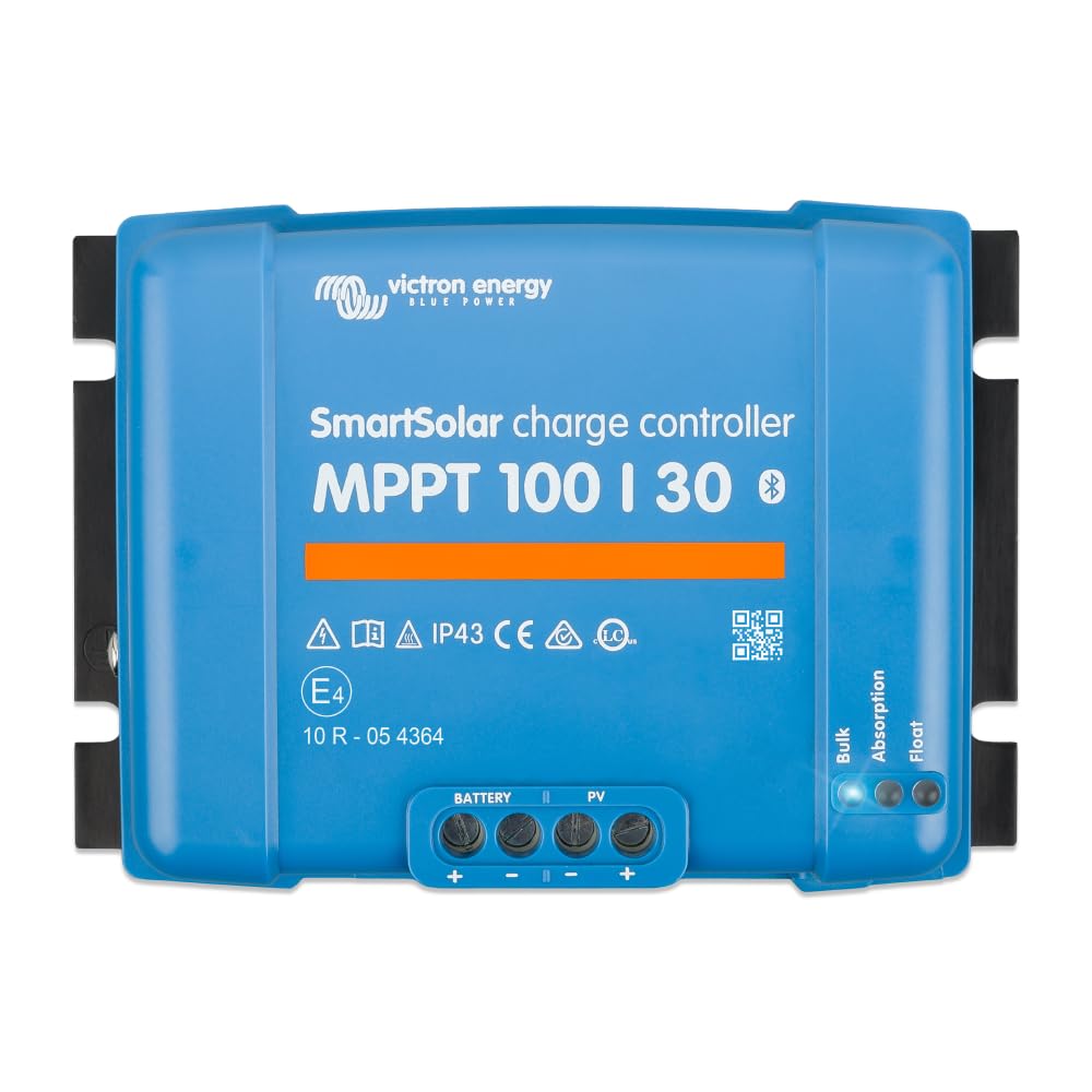 Victron Energy SmartSolar MPPT 100V 30 amp 12/24-Volt Solar Charge Controller (Bluetooth)