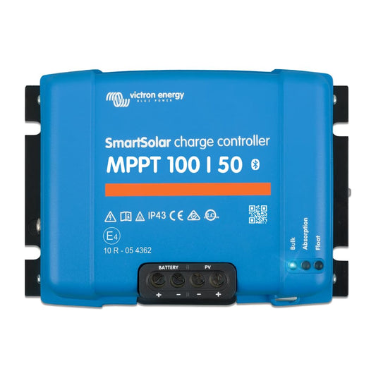 Victron Energy SmartSolar MPPT 100V 50 amp 12/24-Volt Solar Charge Controller (Bluetooth)