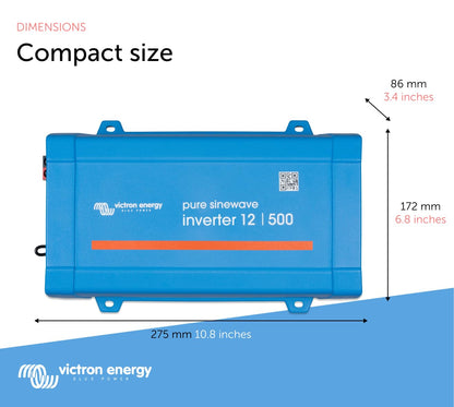 Victron Energy 500VA 12-Volt 120V AC Pure Sine Wave Inverter