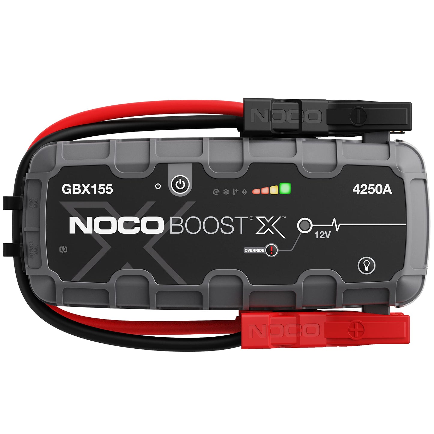 NOCO Boost X GBX155 4250A 12V UltraSafe Portable Lithium Jump Starter, Car Battery Booster Pack, USB-C Powerbank Charger, and Jumper Cables for up to 10.0-Liter Gas and 8.0-Liter Diesel Engines