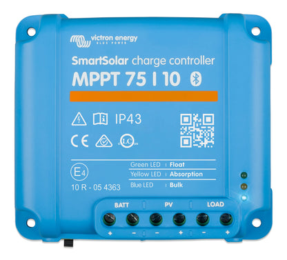 Victron Energy SmartSolar MPPT 75V 10 amp 12/24-Volt Solar Charge Controller (Bluetooth)