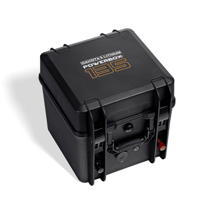 Dakota Lithium - 12V 135Ah Dual Purpose Power Box and 1000CCA LiFePO4 Deep Cycle Starter Battery with Inverter - 11 Year USA Warranty - DC, and USB Ports - Waterproof - 12v 10amp Charger Included