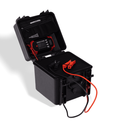 Dakota Lithium - 12V 135Ah Dual Purpose Power Box and 1000CCA LiFePO4 Deep Cycle Starter Battery with Inverter - 11 Year USA Warranty - DC, and USB Ports - Waterproof - 12v 10amp Charger Included