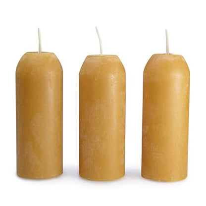 UCO 12 Hour Beeswax Candles for Candle Lanterns (3.5 Inch), 3-Pack