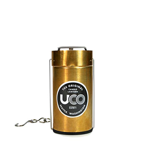 UCO Lanterne à bougie originale, non anodisée, laiton