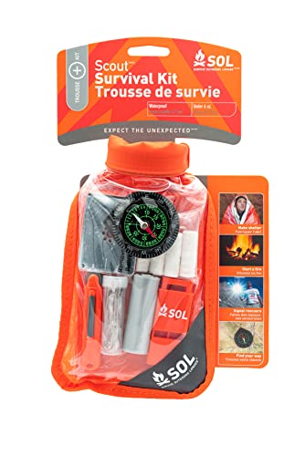 SOL Survive Outdoors Kit de survie plus long pour scout