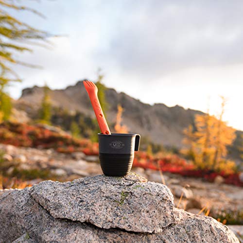 Tasse pliable en plastique UCO pour le camping, la randonnée et la randonnée, 12 onces